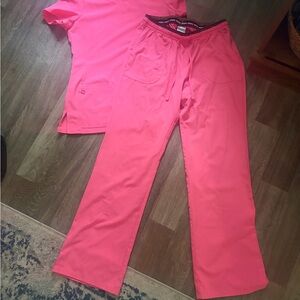 Women's Pink Straight Leg Pants